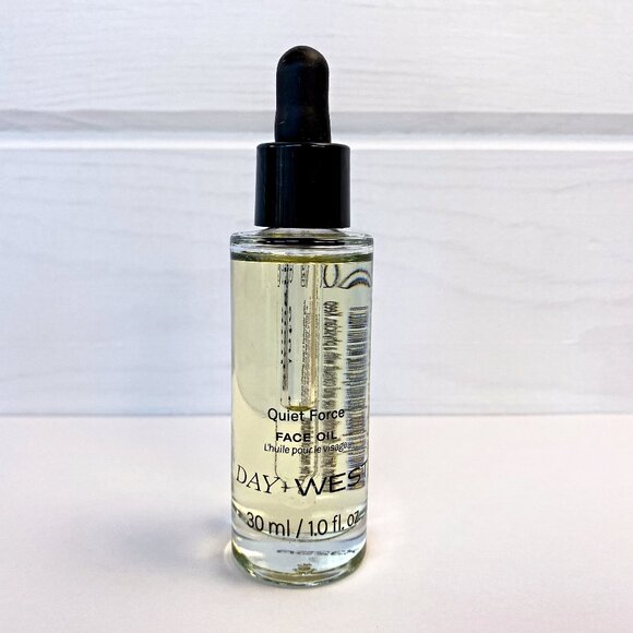 Day + West Quiet Force Gua Sha Face Oil Bakuchiol Pear Rosehip Almond Jojoba NEW - Picture 1 of 8